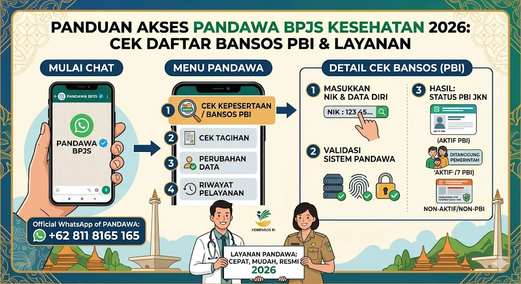 Cara Cek Daftar Bansos Pandawa BPJS Kesehatan Terbaru 2026